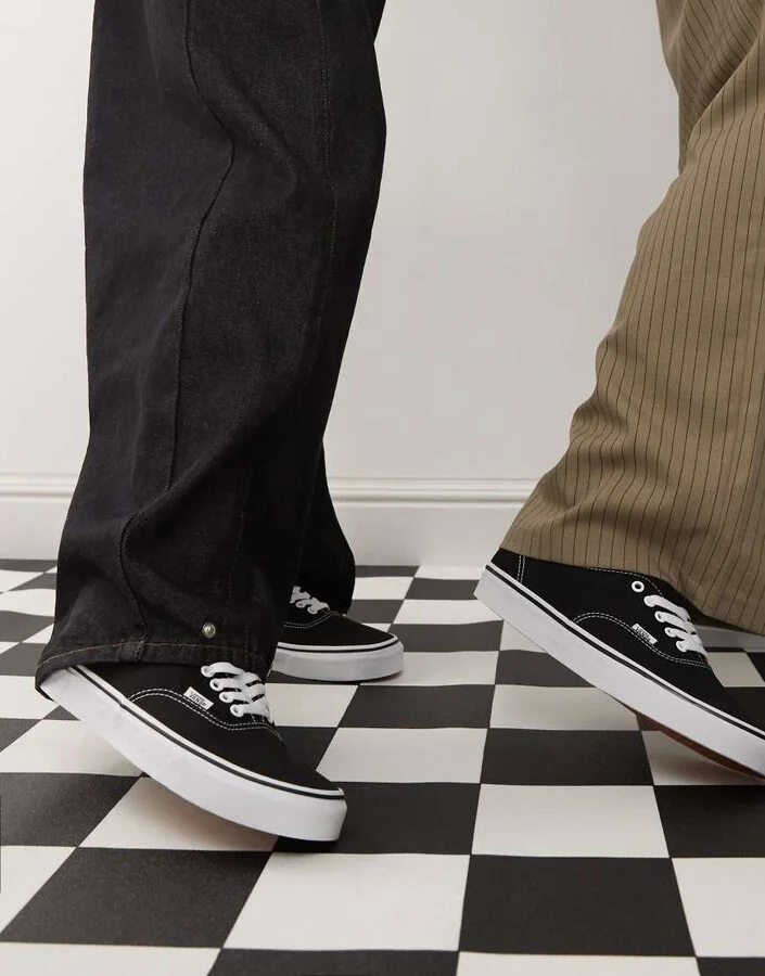 Vans Authentic sneakers in black and white