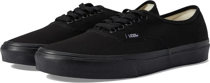 Vans Authentic Wide Shoes Black/Black : Men's 7 - Women's 8.5 Wide, Textile