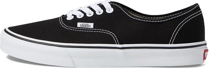 Vans Authentic Wide Shoes Black/White : Men's 7 - Women's 8.5 Wide, Textile - Image 6