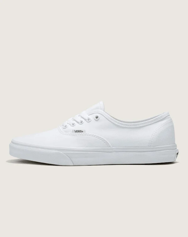 Vans Authentic Wide Shoes (True White) - 3.5 Boys / 5.0 Women