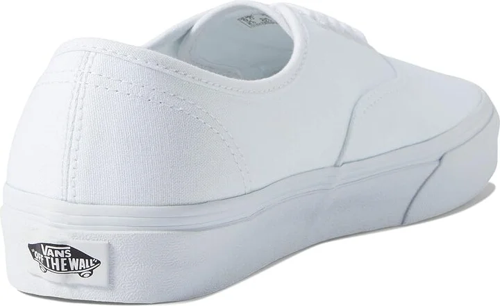 Vans Authentic Wide Shoes True White/True White : Men's 10 - Women's 11.5 Wide, Textile - Image 4