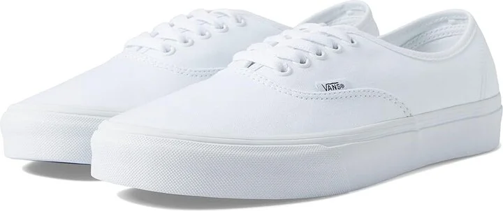 Vans Authentic Wide Shoes True White/True White : Men's 10 - Women's 11.5 Wide, Textile