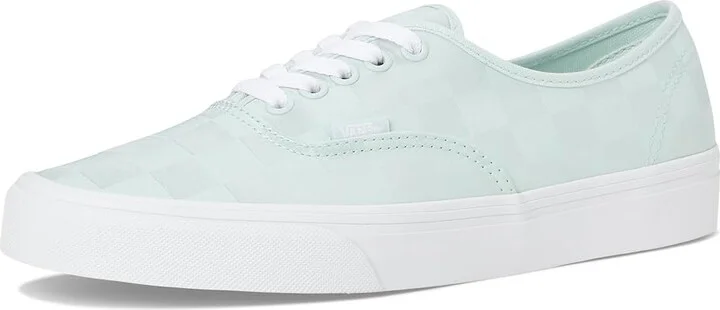 Vans Authentic Women's Shoes Satin Checkerboard Spa Blue : Men's 3.5 - Women's 5 B - Medium, Canvas - Image 5