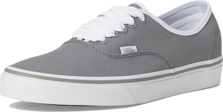 Vans Authentictm Skate Shoes Canvas Pop Gray/White : Men's 4 - Women's 5.5 Medium, Canvas/Leather - Image 5