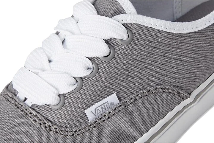 Vans Authentictm Skate Shoes Canvas Pop Gray/White : Men's 4 - Women's 5.5 Medium, Canvas/Leather - Image 7