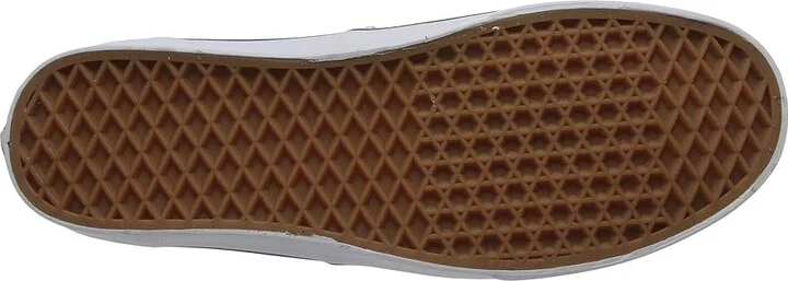 Vans Authentictm Skate Shoes (Golden Coast) Black/White Checker : Men's 3.5 - Women's 5 Medium, Canvas/Leather - Image 4