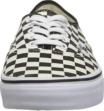 Vans Authentictm Skate Shoes (Golden Coast) Black/White Checker : Men's 3.5 - Women's 5 Medium, Canvas/Leather - Image 6