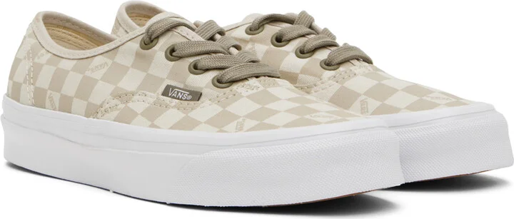 Vans Beige OG Authentic LX Sneakers - Image 4
