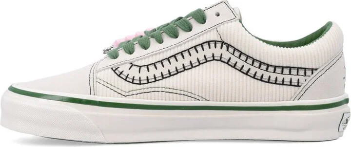 Vans Beige Premium Old Skool Cocona Shoes - Image 3