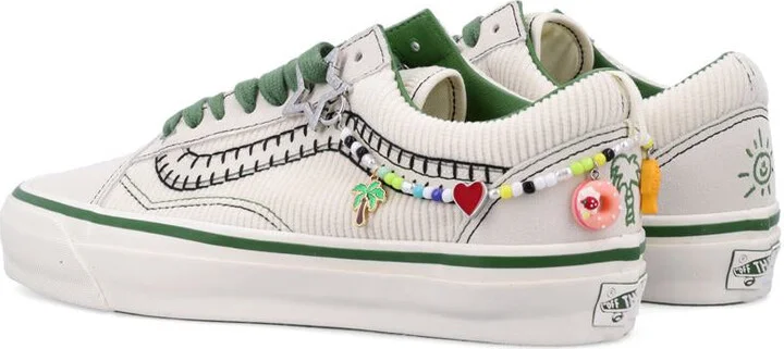 Vans Beige Premium Old Skool Cocona Shoes - Image 4