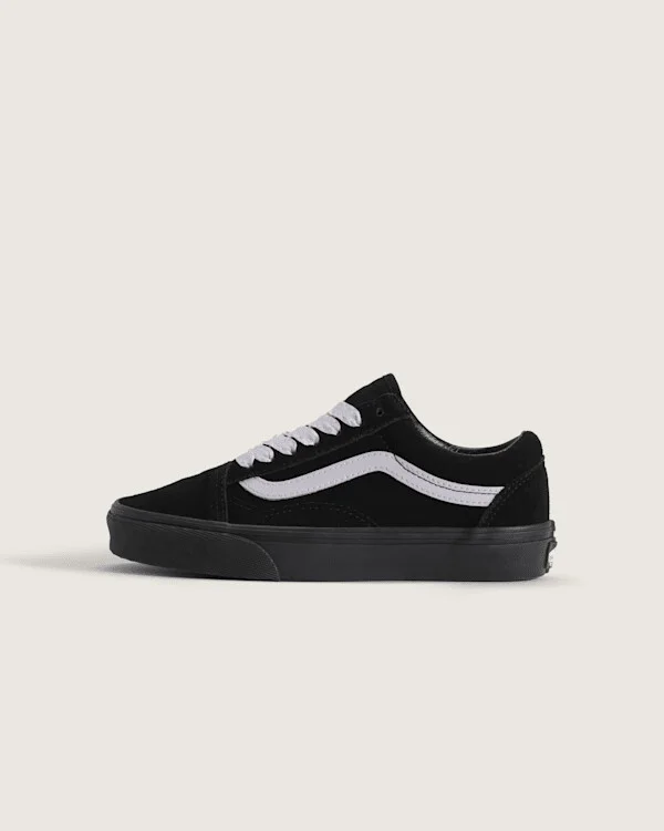 Vans Big Kids Old Skool Shoes (Black / Purple) - 3.5