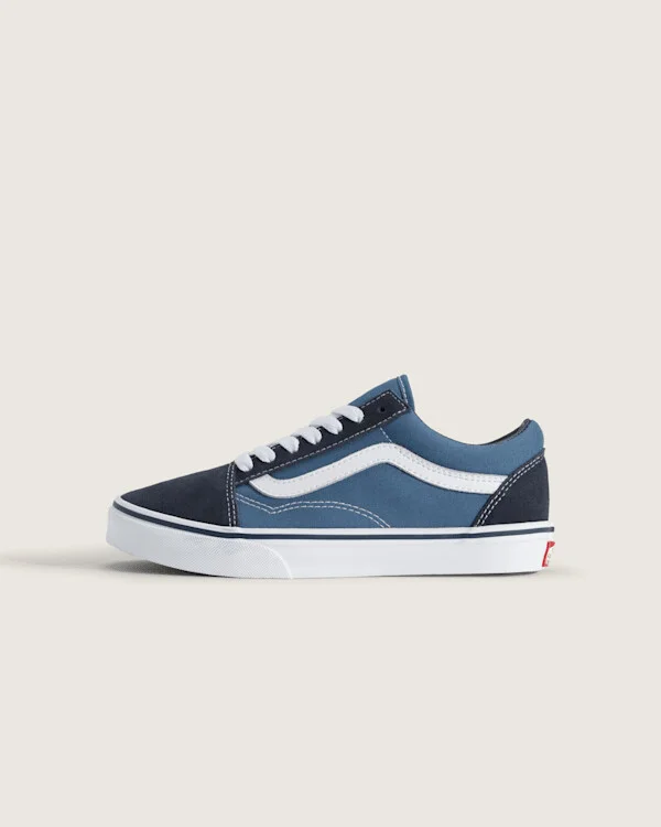 Vans Big Kids Old Skool Shoes (Navy Blue) - 3.5