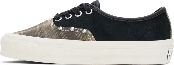 Vans Black & Khaki Premium Authentic 44 Sneakers - Image 3