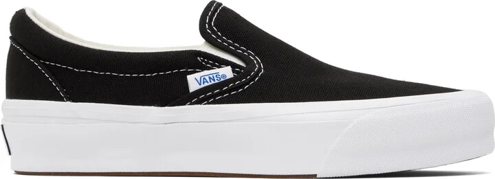 Vans Black LX Slip-On Reissue 98 Sneakers