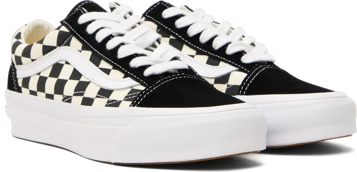 Vans Black & Off-White LX Old Skool Sneakers - Image 4