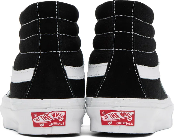 Vans Black OG Sk8-Hi LX Sneakers - Image 2