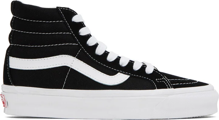 Vans Black OG Sk8-Hi LX Sneakers