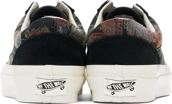 Vans Black Premium Old Skool Jacquard Sneakers - Image 2