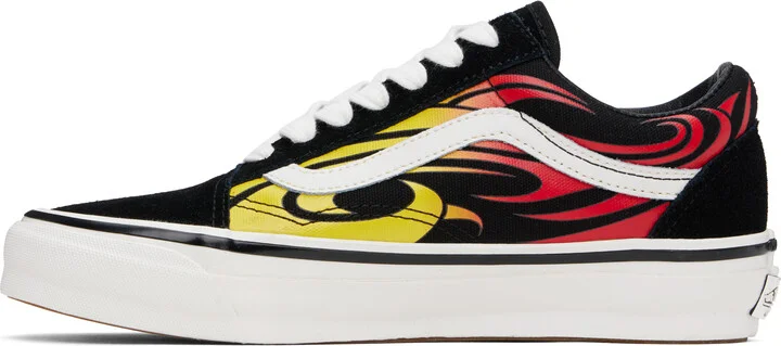 Vans Black Premium Old Skool Sneakers - Image 3