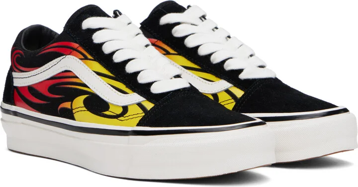 Vans Black Premium Old Skool Sneakers - Image 4