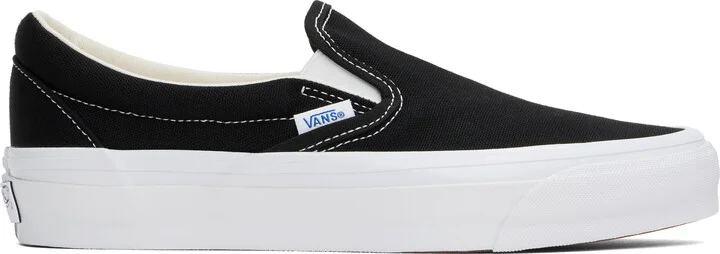 Vans Black Premium Slip-On 98 Sneakers