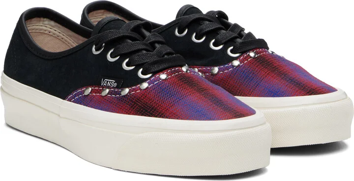 Vans Black & Purple LX Authentic Reissue 44 Sneakers - Image 4