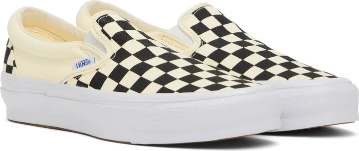 Vans Black & White LX Slip-On Reissue 98 Sneakers - Image 4