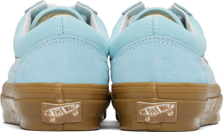Vans Blue Premium Old Skool Gum Sneakers - Image 2