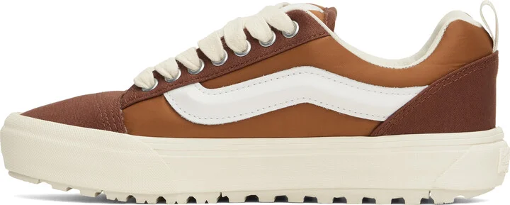 Vans Brown Knu Skool Mte-1 Sneakers - Image 3