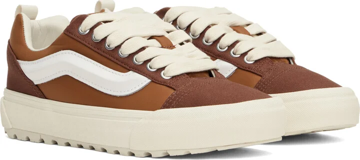 Vans Brown Knu Skool Mte-1 Sneakers - Image 4