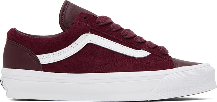 Vans Burgundy OG Style 36 LX Sneakers