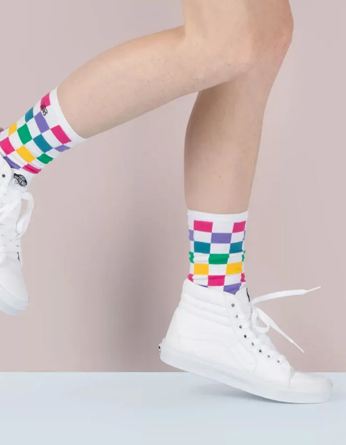 VANS Canvas Sk8-Hi True White Shoes - Image 6