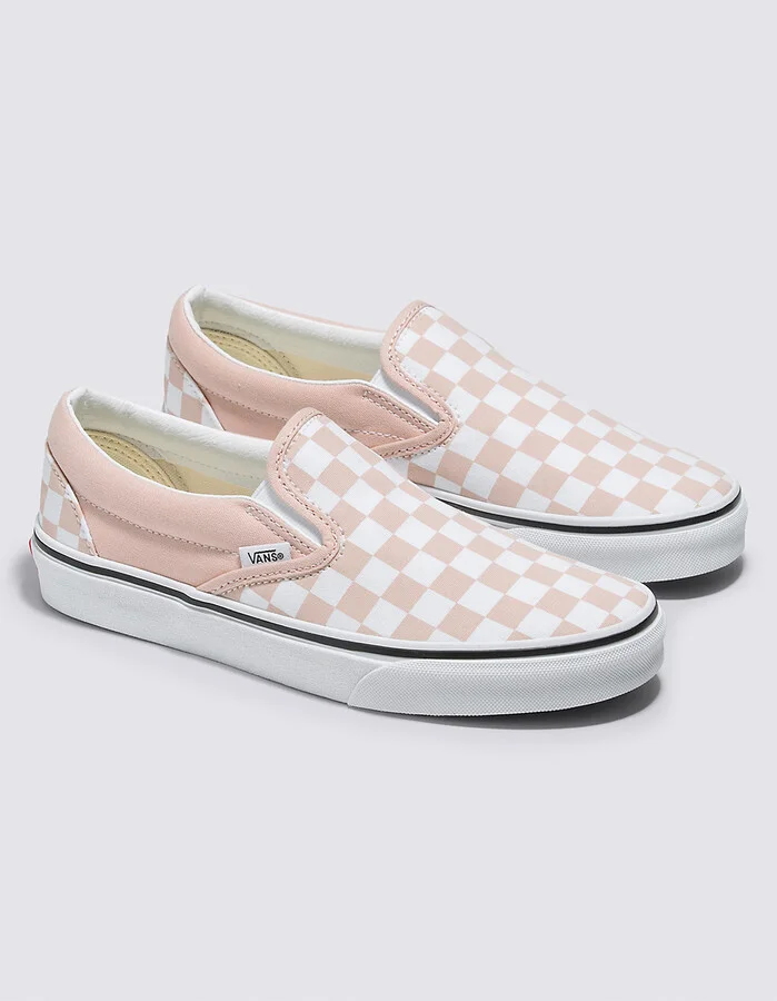 VANS Checkerboard Classic Womens Slip-On Shoes - Image 2