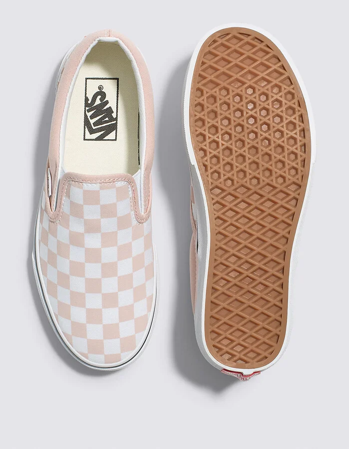 VANS Checkerboard Classic Womens Slip-On Shoes - Image 3