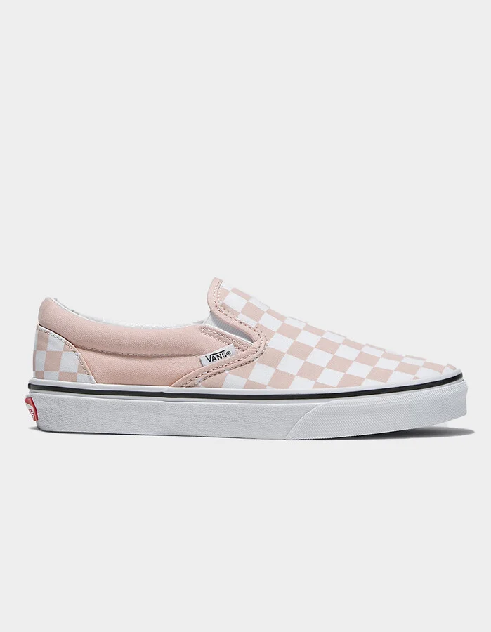 VANS Checkerboard Classic Womens Slip-On Shoes