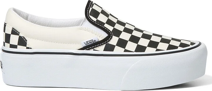 VANS Checkerboard Slip-On Stackform Womens Shoes - Image 2