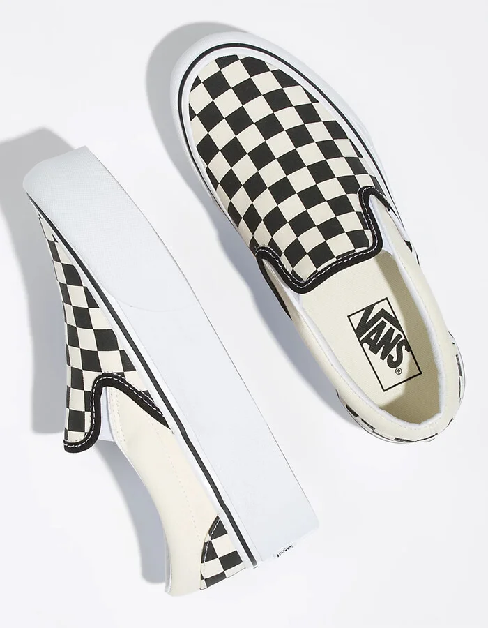 VANS Checkerboard Slip-On Stackform Womens Shoes - Image 4