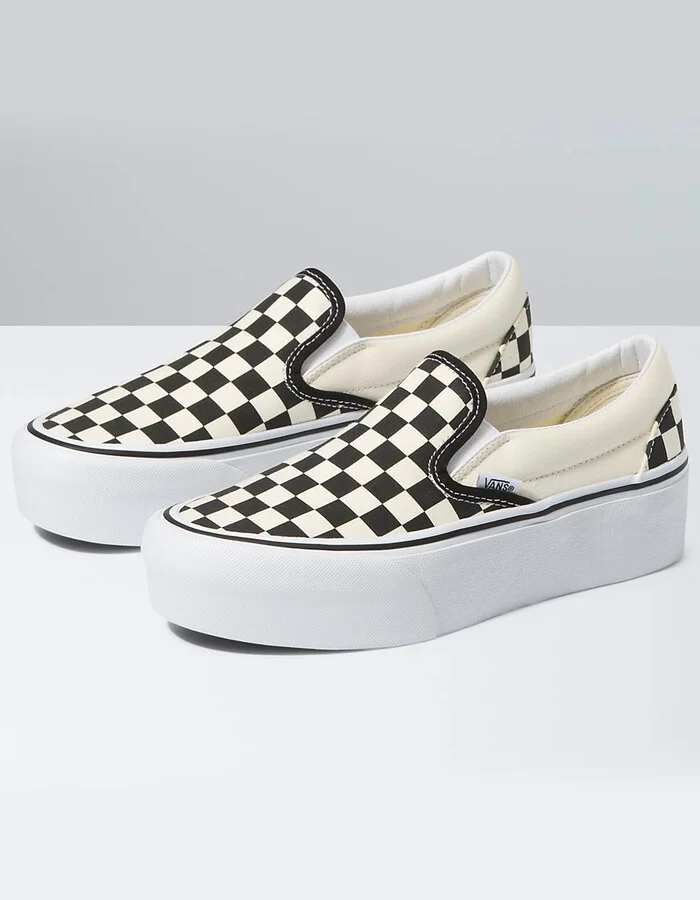 VANS Checkerboard Slip-On Stackform Womens Shoes