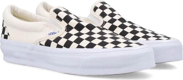 Vans Checkerbord Lx- Classic Slip-On 98 Shoes - Image 2