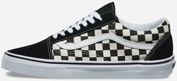 VANS Checkered Old Skool Black & White Shoes - Image 4