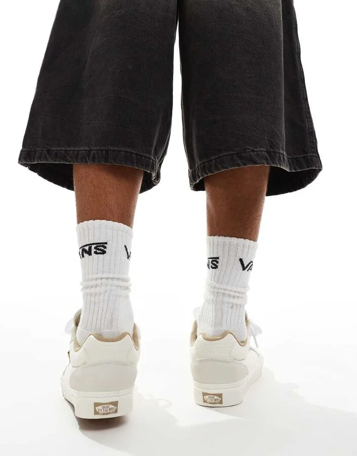 Vans Chukka Push sneakers with brown details in cream - Image 3