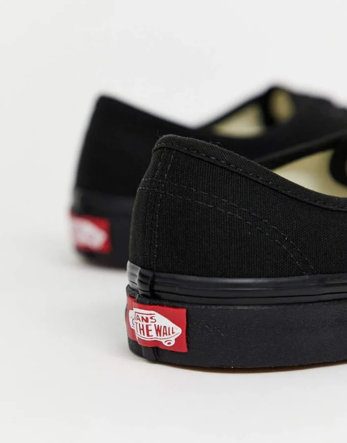 Vans Classic Authentic triple black sneakers - Image 4