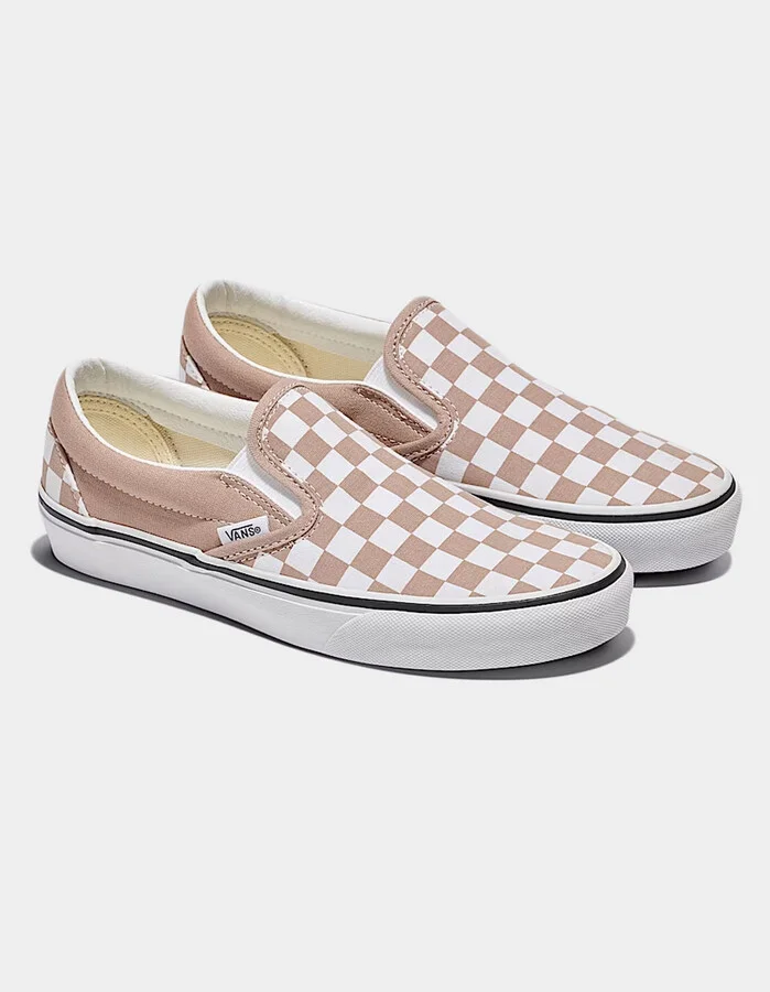 VANS Classic Checkerboard Womens Slip-On Shoes - Image 2
