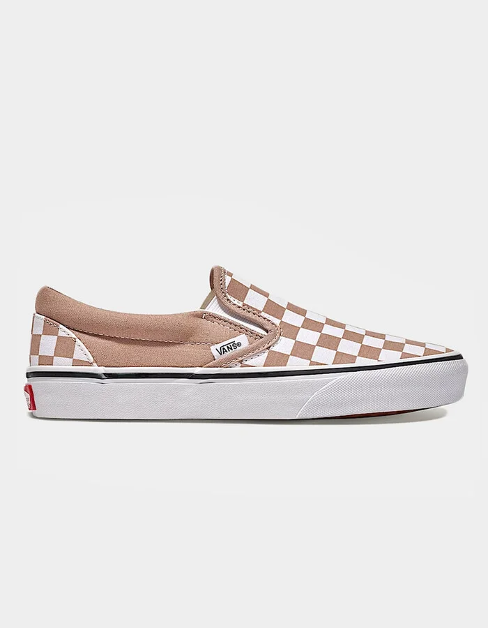 VANS Classic Checkerboard Womens Slip-On Shoes