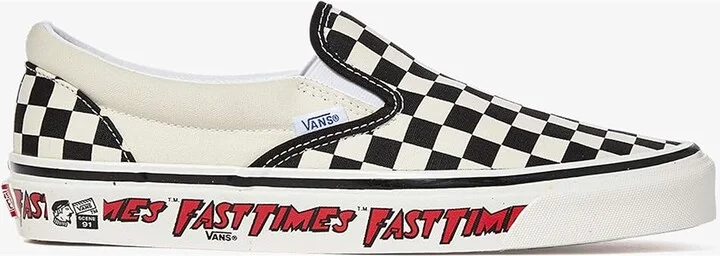 Vans Classic Slip-On 98 DX (Anaheim Factory) Skate Shoes OG Fast Times : Men's 3.5 - Women's 5 Medium, Textile - Image 2