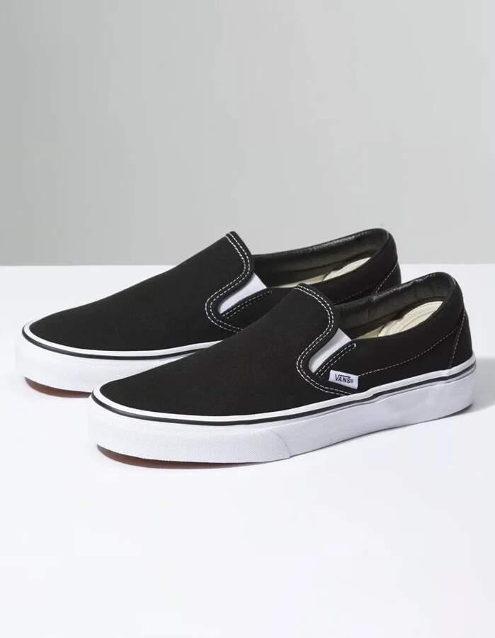 VANS Classic Slip-On Black Shoes - Image 2