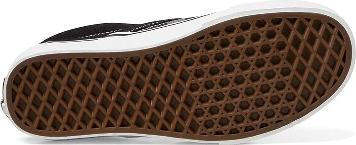Vans Classic Slip On Checkerboard Skate Shoes (Checkerboard) Black/Pewter : Men's 6.5 - Women's 8 Medium, Canvas/Leather/Suede - Image 4