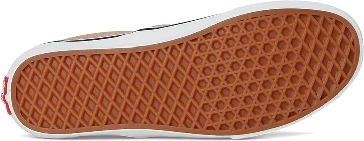 Vans Classic Slip On Checkerboard Skate Shoes Color Theory Checkerboard Warm Taupe : Men's 3.5 - Women's 5 Medium, Canvas/Leather/Suede - Image 3