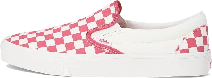 Vans Classic Slip On Checkerboard Skate Shoes Honeysuckle : Men's 7 - Women's 8.5 Medium, Canvas/Leather/Suede - Image 6