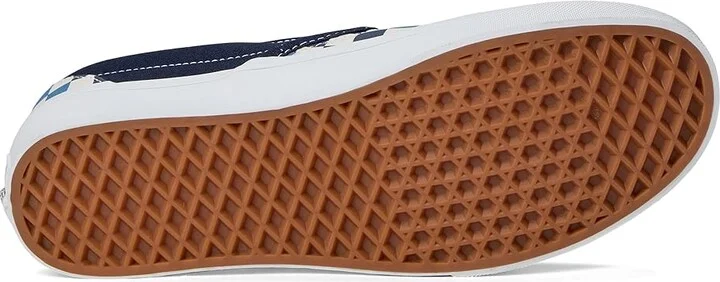 Vans Classic Slip On Checkerboard Skate Shoes Tri-Tone Check Navy : Men's 8.5 - Women's 10 Medium, Canvas/Leather/Suede - Image 3